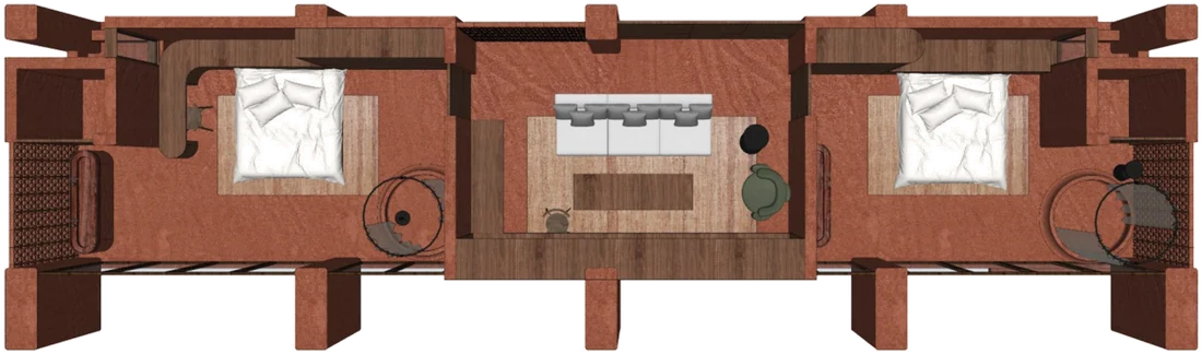 2 Bed Lux Type A floor plan