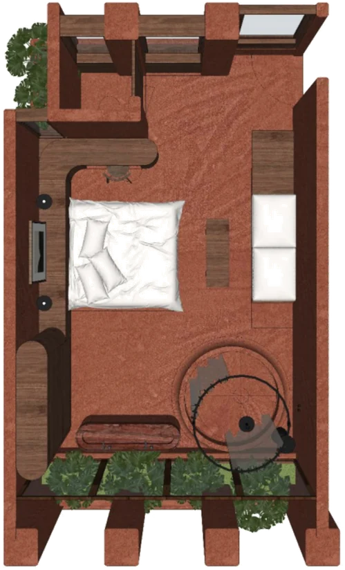 1 Bed Signature floor plan